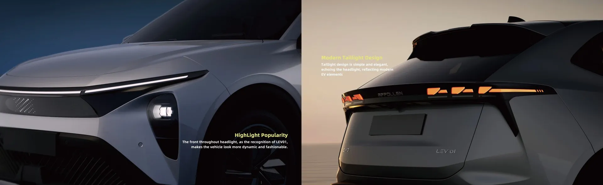 LEV01 รถ SUV ขับขวา NEW ENERGY VEHICLE EV ระยะฐานล้อยาว 5 ที่นั่ง