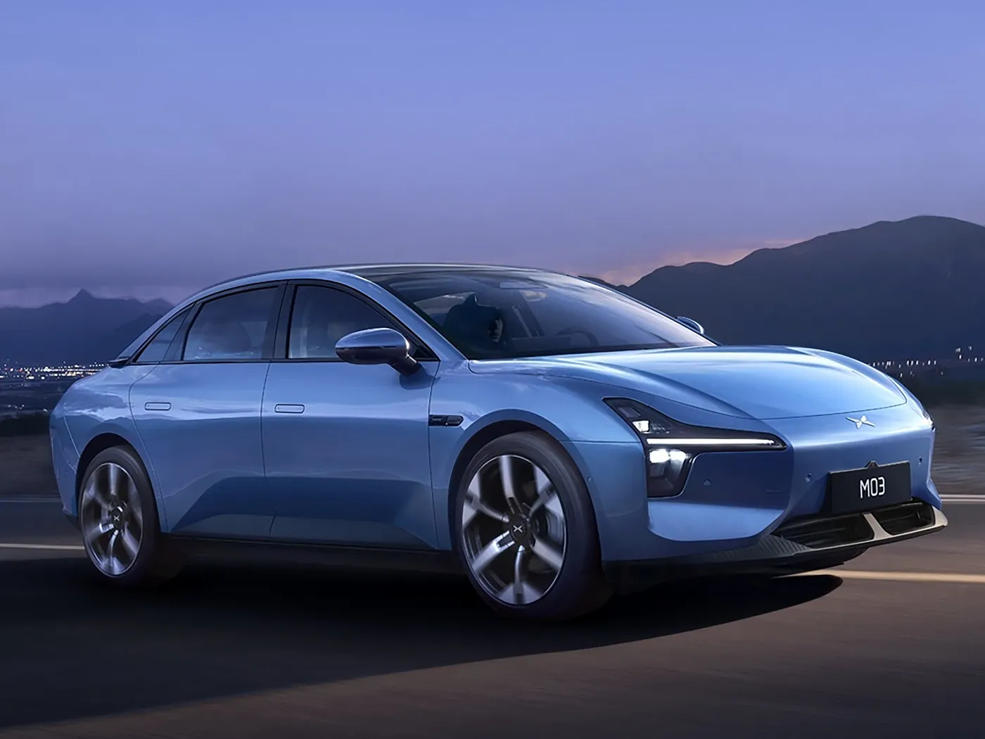 Xiaopeng 2025 Mona M03 ซีดานไฟฟ้าระยะไกล 515 กม. รถยนต์พลังงานใหม่ SUV และ Hatchback EV แบตเตอรี่ลิเธียม