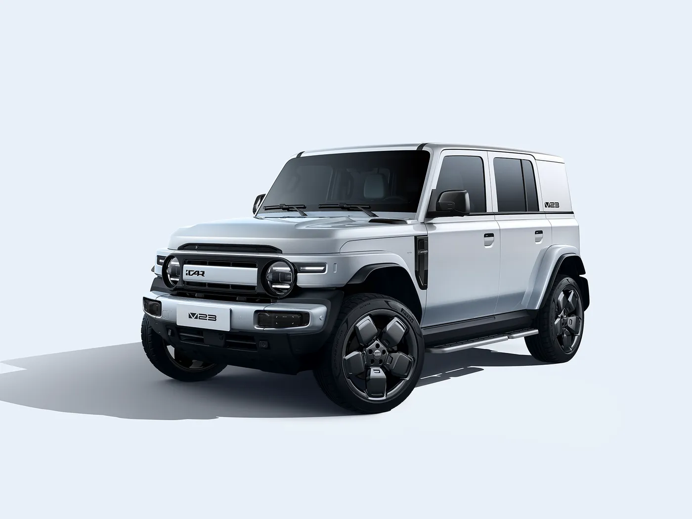 Chery ICar V23 EEC Certified Mini SUV ไฮบริดไฟฟ้าความเร็วสูง 4WD Off-Road แบตเตอรี่ลิเธียมพวงมาลัยซ้ายรถยนต์พลังงานใหม่