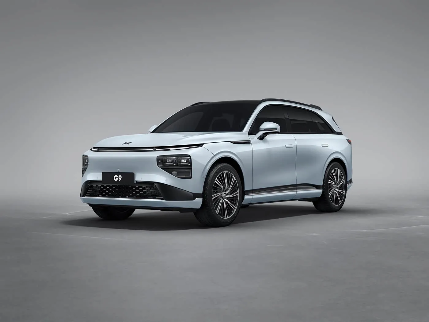 Xpeng G9 รถหรู SUV 4 ประตู 5 ที่นั่ง รถยนต์ไฟฟ้า MPV Hatchback พลังงานใหม่ พร้อมโหมดขับเคลื่อน 4WD พลังงาน PHEV และมอเตอร์ EV ซ้าย