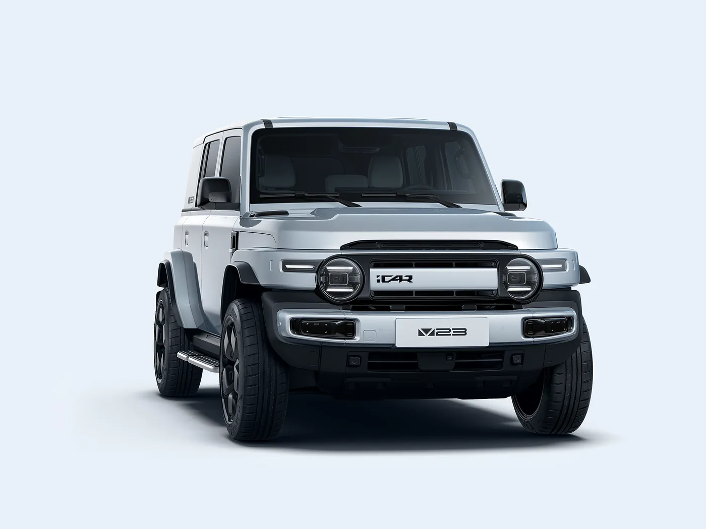 Chery ICar V23 EEC Certified Mini SUV ไฮบริดไฟฟ้าความเร็วสูง 4WD Off-Road แบตเตอรี่ลิเธียมพวงมาลัยซ้ายรถยนต์พลังงานใหม่