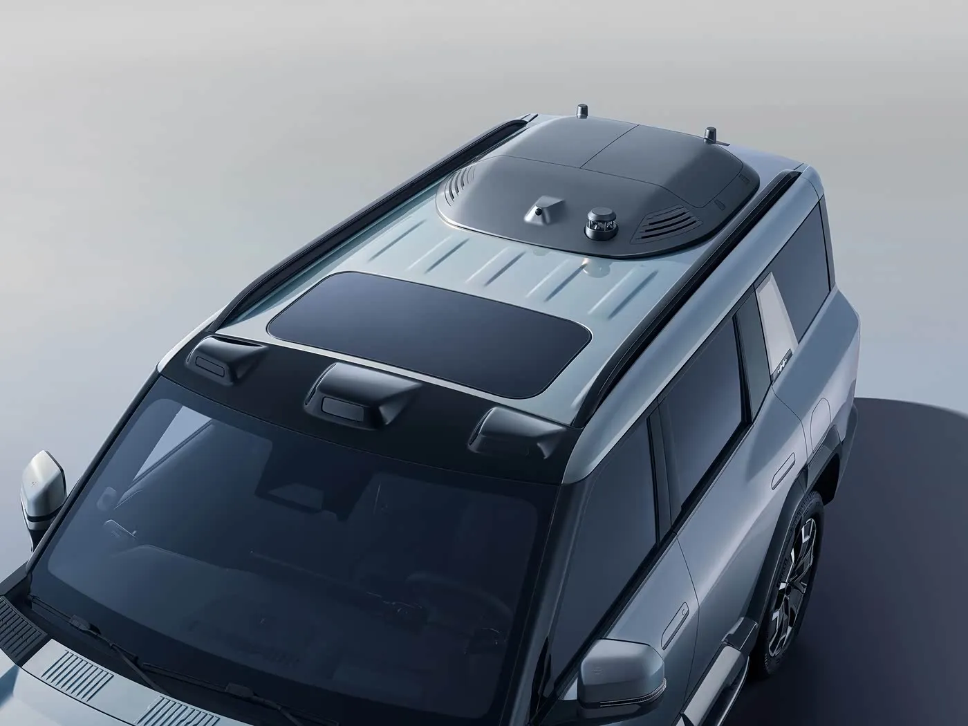 BYD Leopard 8 รถหรู PHEV SUV 505HP SUV ออฟโรดขั้นสูง 2.0T SUV ไฟฟ้าไฮบริดปลั๊กอินพร้อมเทคโนโลยี Cloud Chassis