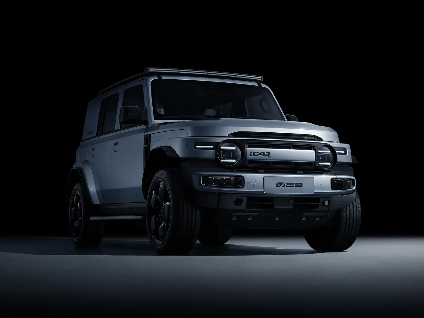 Chery ICar V23 EEC Certified Mini SUV ไฮบริดไฟฟ้าความเร็วสูง 4WD Off-Road แบตเตอรี่ลิเธียมพวงมาลัยซ้ายรถยนต์พลังงานใหม่